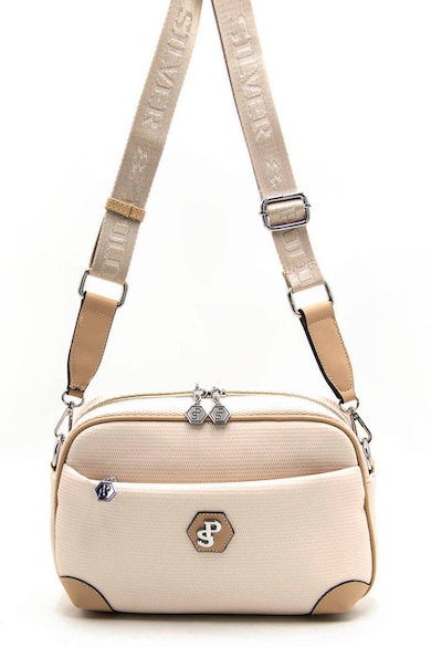 Silver&Polo Keresztpántos táska logós foltrátéttel női