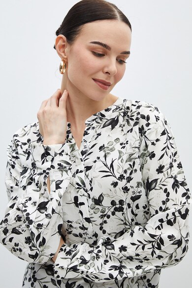 LC WAIKIKI Флорална блуза с копчета Жени