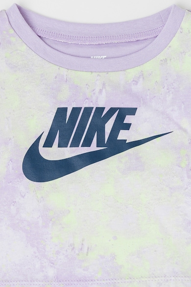 Nike Set de tricou si pantaloni scurti cu imprimeu logo Midnight Fete