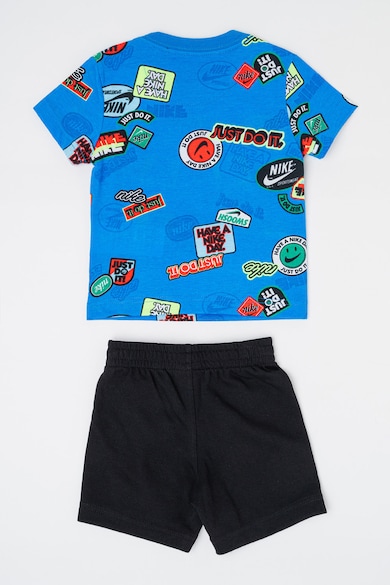Nike Десенирана тениска и шорти Момчета