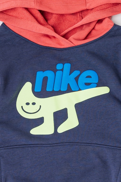 Nike Kapucnis pamuttartalmú szabadidőruha kontrasztos részletekkel Fiú