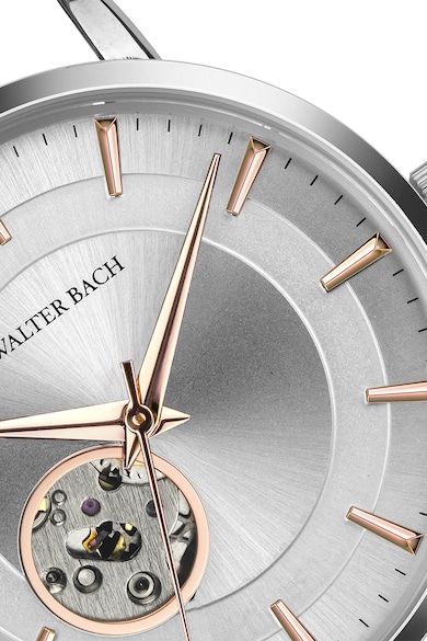 Walter Bach Автоматичен часовник от неръждаема стомана с верижка Жени