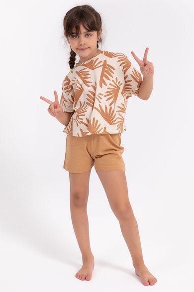 Roly Poly Къса пижама с тениска с щампа Момичета