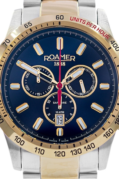 Roamer of Switzerland Швейцарски часовник с двуцветен дизайн Мъже
