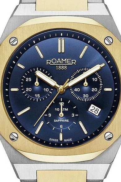 Roamer of Switzerland Часовник от неръждаема стомана с хронограф Мъже