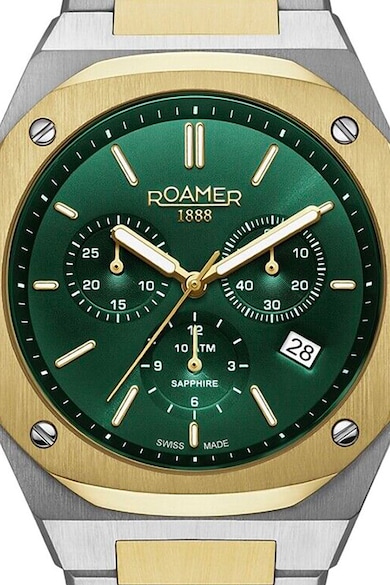 Roamer of Switzerland Часовник от неръждаема стомана с хронограф Мъже