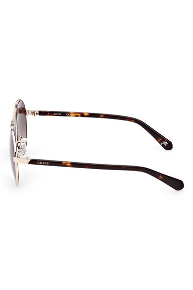 GUESS Унисекс слънчеви очила Aviator с лого Мъже