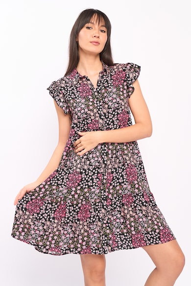 KVL by KENVELO Rochie evazata cu imprimeu floral Femei