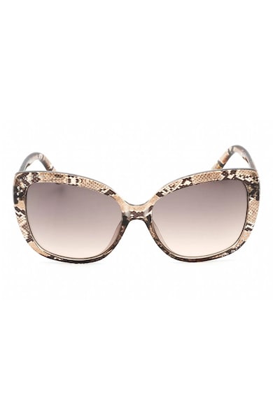 GUESS Ochelari de soare butterfly cu rama cu animal print Femei