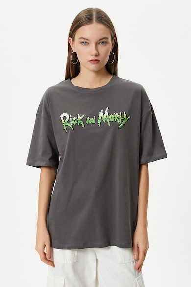 KOTON Tricou cu imprimeu Rick&Morty Femei