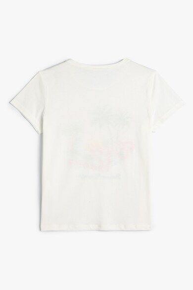 KOTON Памучна тениска с щампа Момичета