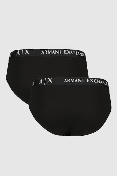 ARMANI EXCHANGE Слипове с лого на талията - 2 чифта Мъже