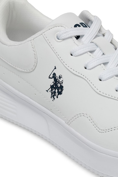 U.S. Polo Assn. Műbőr sneaker logós részlettel női