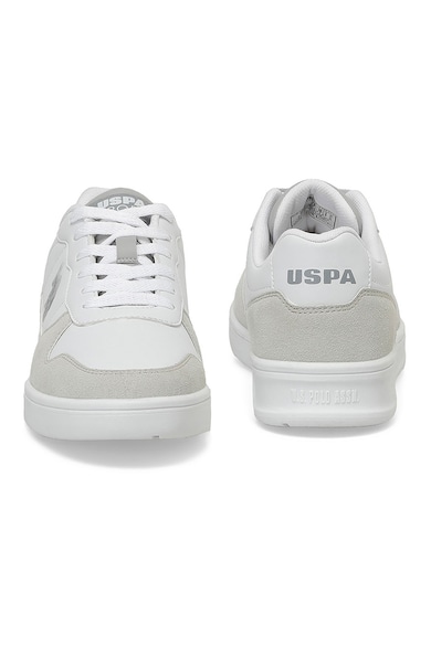 U.S. Polo Assn. Műbőr sneaker nyersbőr hatású részletekkel női