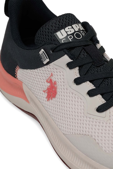 U.S. Polo Assn. Мрежести спортни обувки с импрегнирани детайли Жени