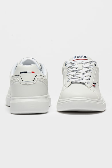 U.S. Polo Assn. Pantofi sport din piele ecologica cu detaliu logo Barbati