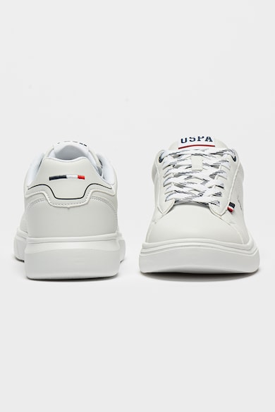 U.S. Polo Assn. Műbőr sneaker logós részlettel férfi