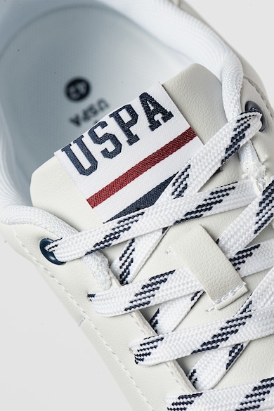 U.S. Polo Assn. Műbőr sneaker logós részlettel férfi