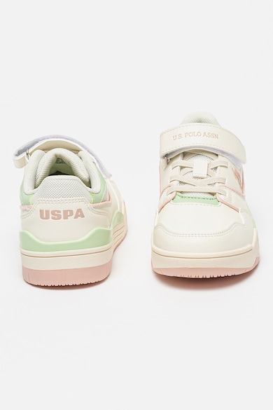 U.S. Polo Assn. Спортни обувки от еко кожа с велкро Момичета