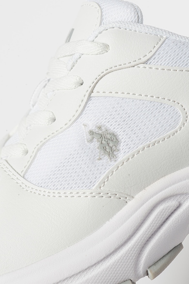 U.S. Polo Assn. Спортни обувки Beyaz от еко кожа с текстил Жени