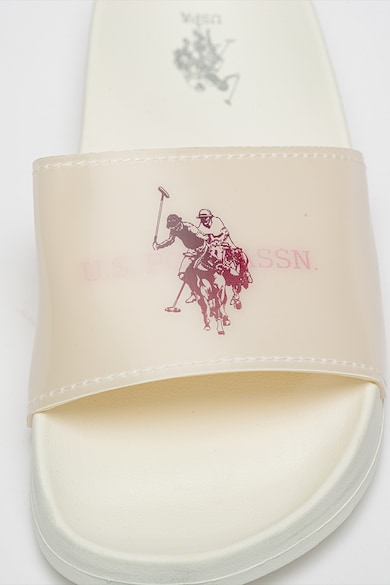 U.S. Polo Assn. Papucs logós részlettel női