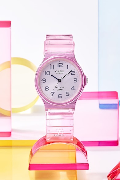 Casio Часовник с прозрачна каишка Жени