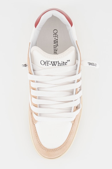 OFF-WHITE Pantofi sport cu garnituri de piele intoarsa Femei