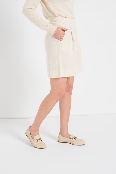 Vero Moda Bő szárú rövidnadrág hajtásokkal női