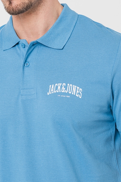 Jack & Jones Тениска с яка и лого Мъже