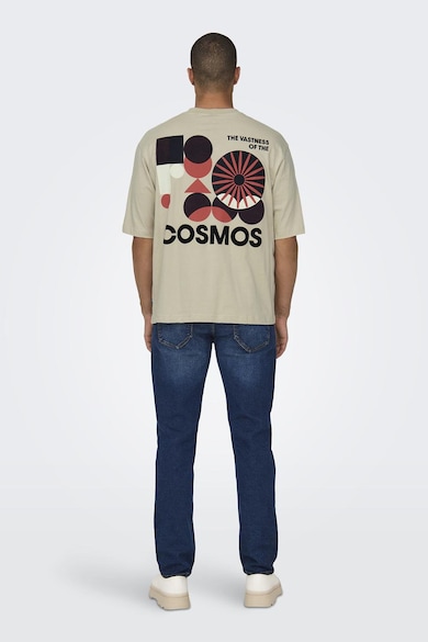 Only & Sons Kényelmes fazonú organikuspamut póló férfi