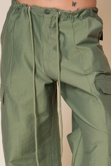 uFIT Памучен панталон карго с връзка на талията Жени