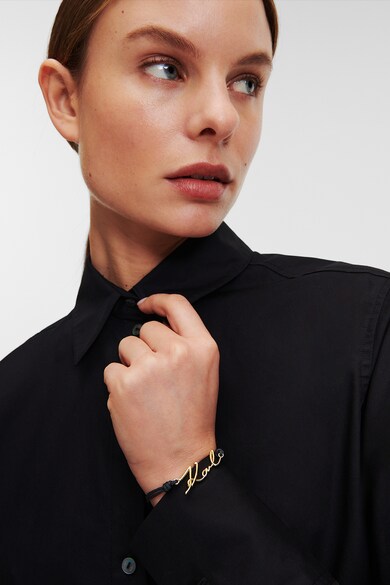 Karl Lagerfeld Bratara ajustabila cu logo Femei