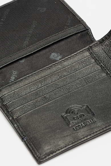 Pierre Cardin Kihajtható műbőr pénztárca texturált dizájnnal férfi