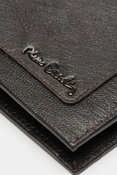 Pierre Cardin Kihajtható bőr pénztárca fémlogóval férfi