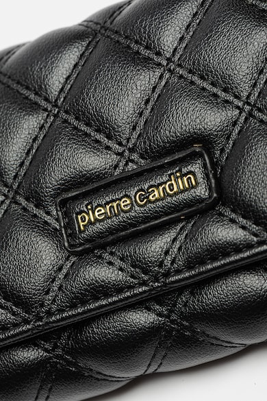 Pierre Cardin Капитонирано портмоне с лого Жени