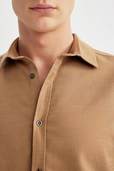 DeFacto Szűk fazonú egyszínű ing férfi
