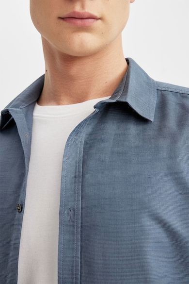 DeFacto Szűk fazonú egyszínű ing férfi