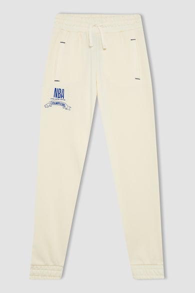 DeFacto Pantaloni cu logo NBA pentru baseball Fete