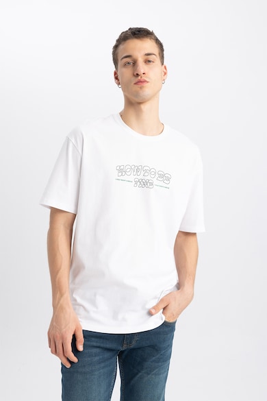 DeFacto Тениска с шарка на гърба Мъже