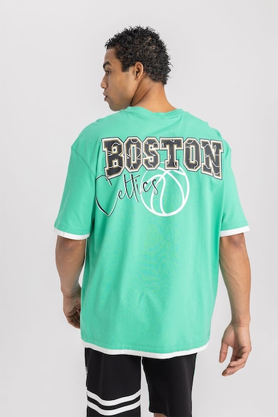 DeFacto Tricou lejer cu imprimeu Boston Celtics Barbati