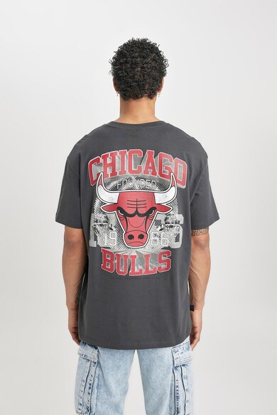 DeFacto Tricou cu imprimeu Chicago Bulls Barbati