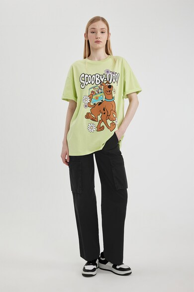 DeFacto Tricou supradimensionat cu imprimeu cu Scooby-Doo Femei