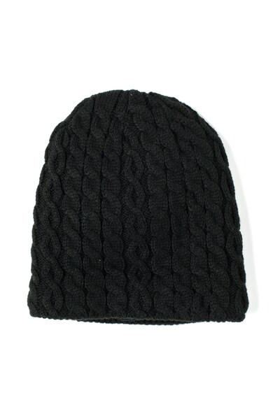 Trespass Black Beanie With Fleece Lining Жени