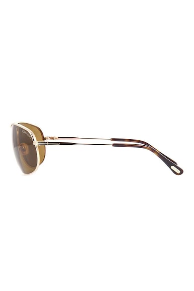 Tom Ford Овални слънчеви очила с метална рамка Мъже