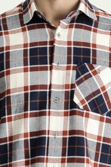 KIGILI Карирана риза с джоб на гърдите Мъже
