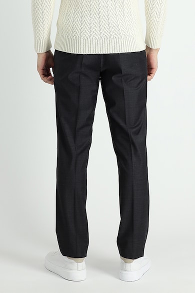 KIGILI Pantaloni lungi uni din amestec de lana Barbati