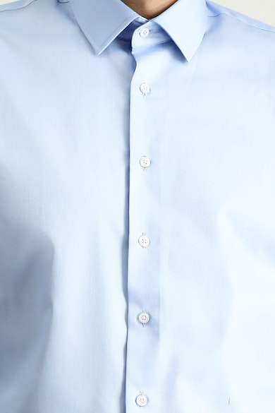 KIGILI Szűk fazonú egyszínű ing férfi