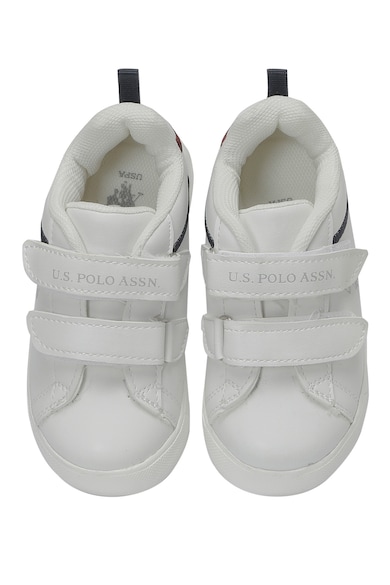 U.S. Polo Assn. Tépőzáras sneaker dísztűzésekkel Fiú