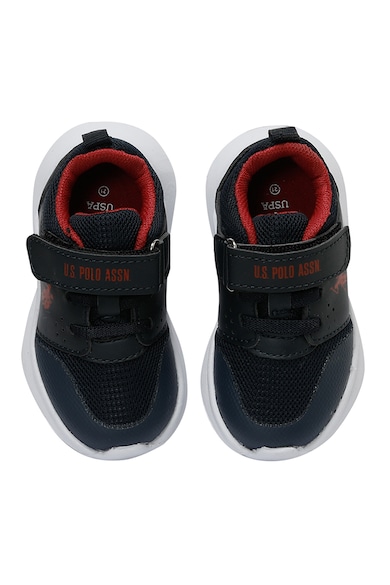 U.S. Polo Assn. Tépőzáras sneaker hálós anyagbetétekkel Fiú
