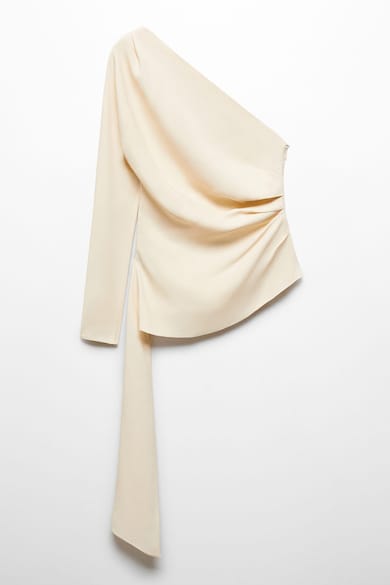 Mango Асиметрична блуза с едно рамо с цип Жени